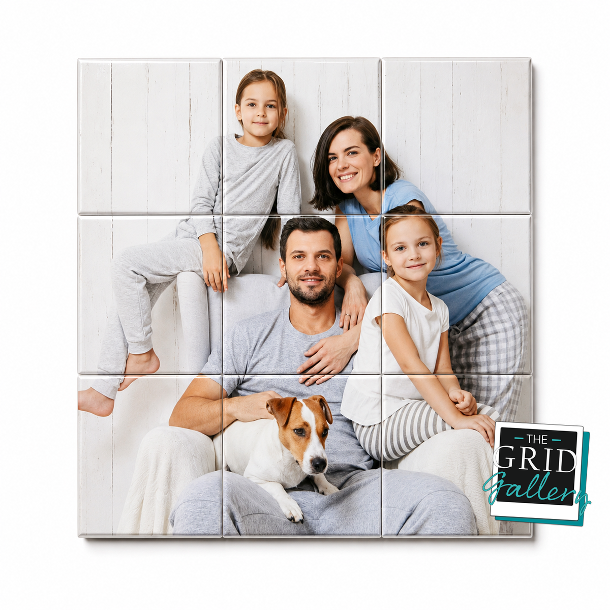 Premium Photo Grid – 9 Magnet Display (63.5 x 63.5 mm Magnets)