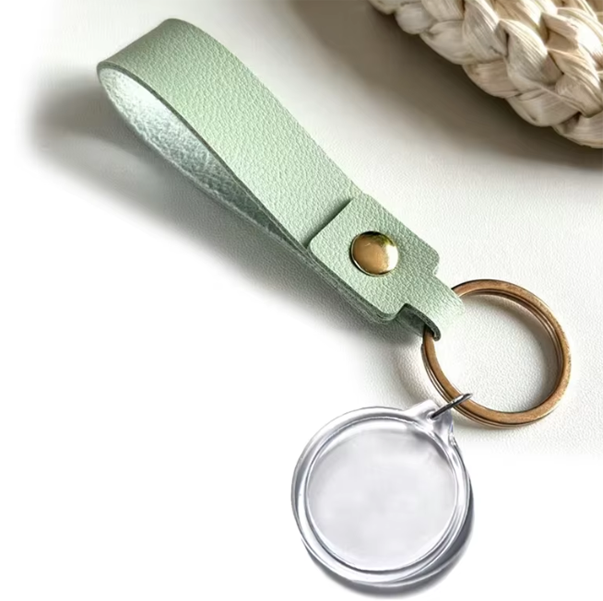 32mm Double-Sided Personalised Photo Keyring