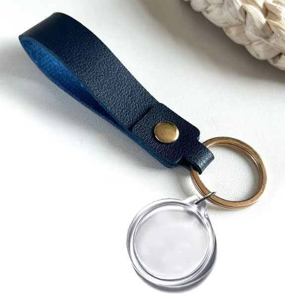 32mm Double-Sided Personalised Photo Keyring