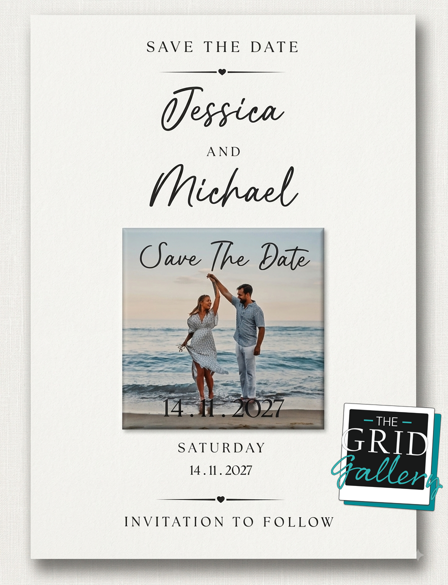 Save the Date Magnet Card