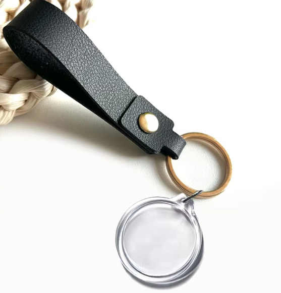 32mm Double-Sided Personalised Photo Keyring