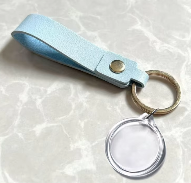 32mm Double-Sided Personalised Photo Keyring