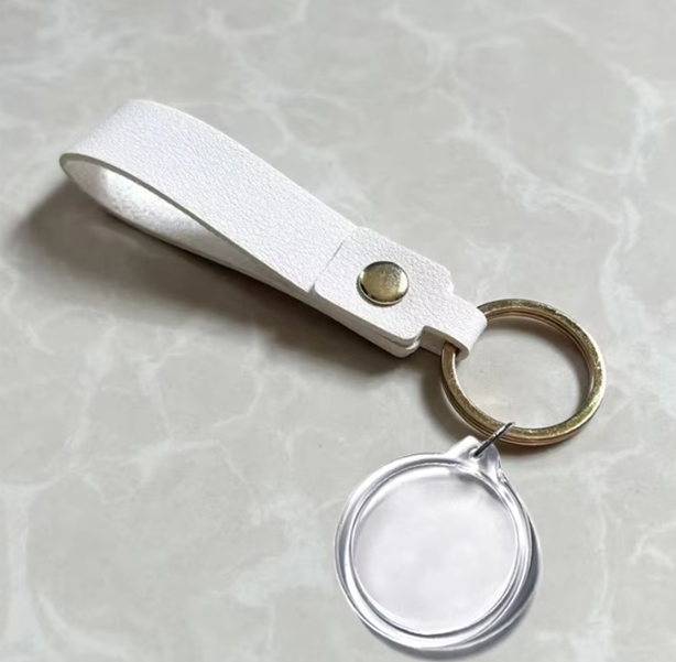 32mm Double-Sided Personalised Photo Keyring